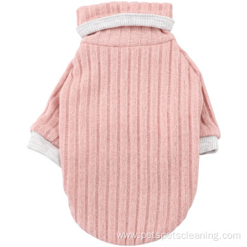 Winter warm casual dog turtleneck pet clothing